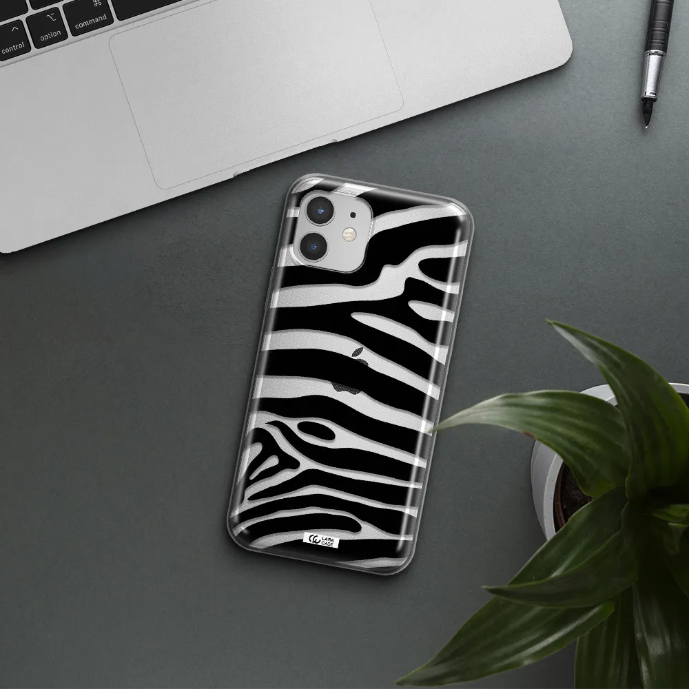 Zebra Apple iPhone 12 mini Clear TPU Case