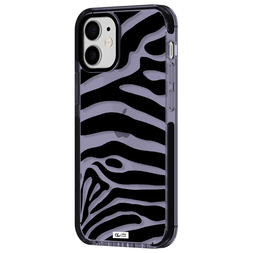 Zebra Apple iPhone 12 mini impact Lilac Case