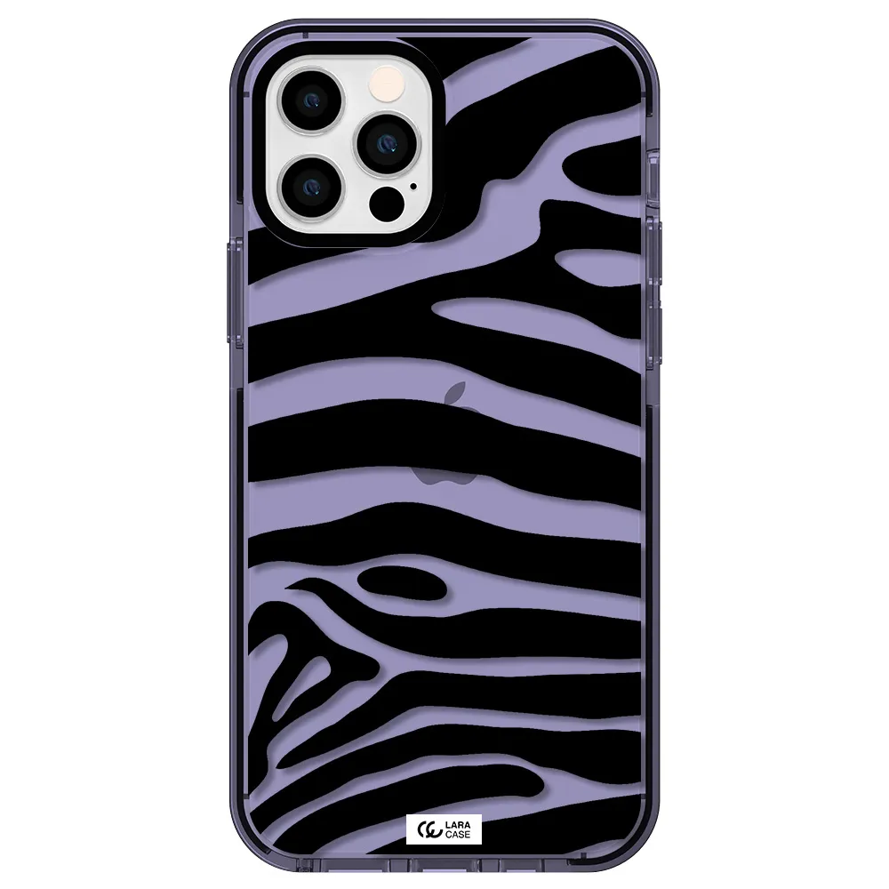 Zebra Apple iPhone 12 pro impact Lilac Case
