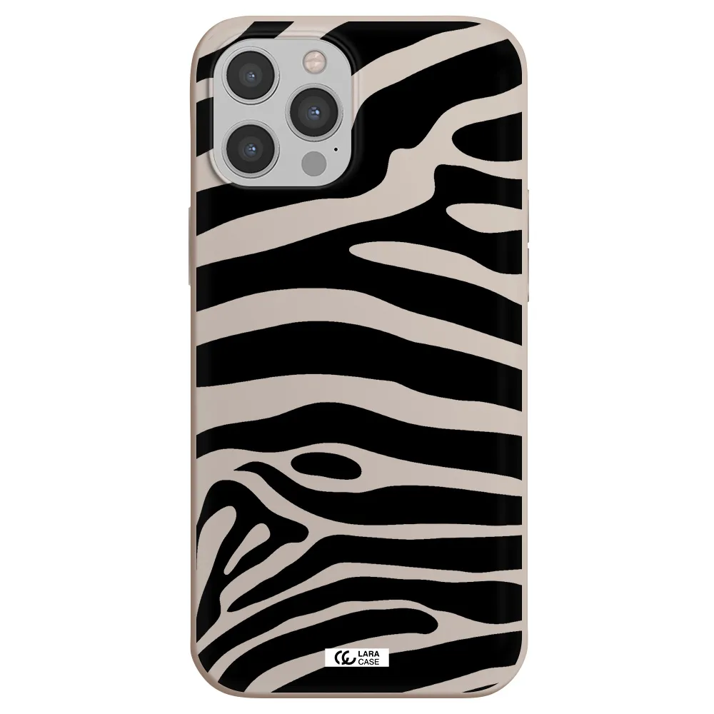 Zebra Apple iPhone 12 pro Silicone Stone Case