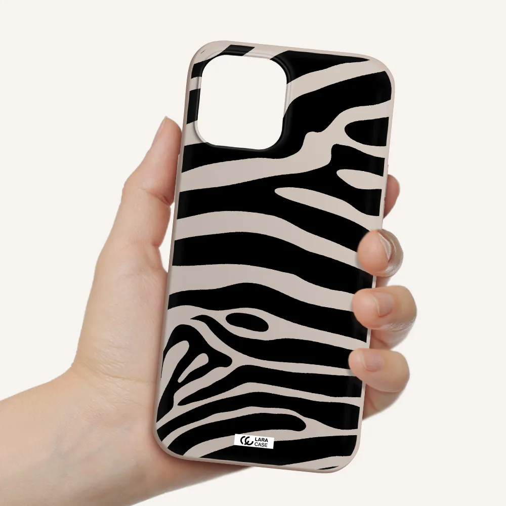 Zebra Apple iPhone 12 pro Silicone Stone Case