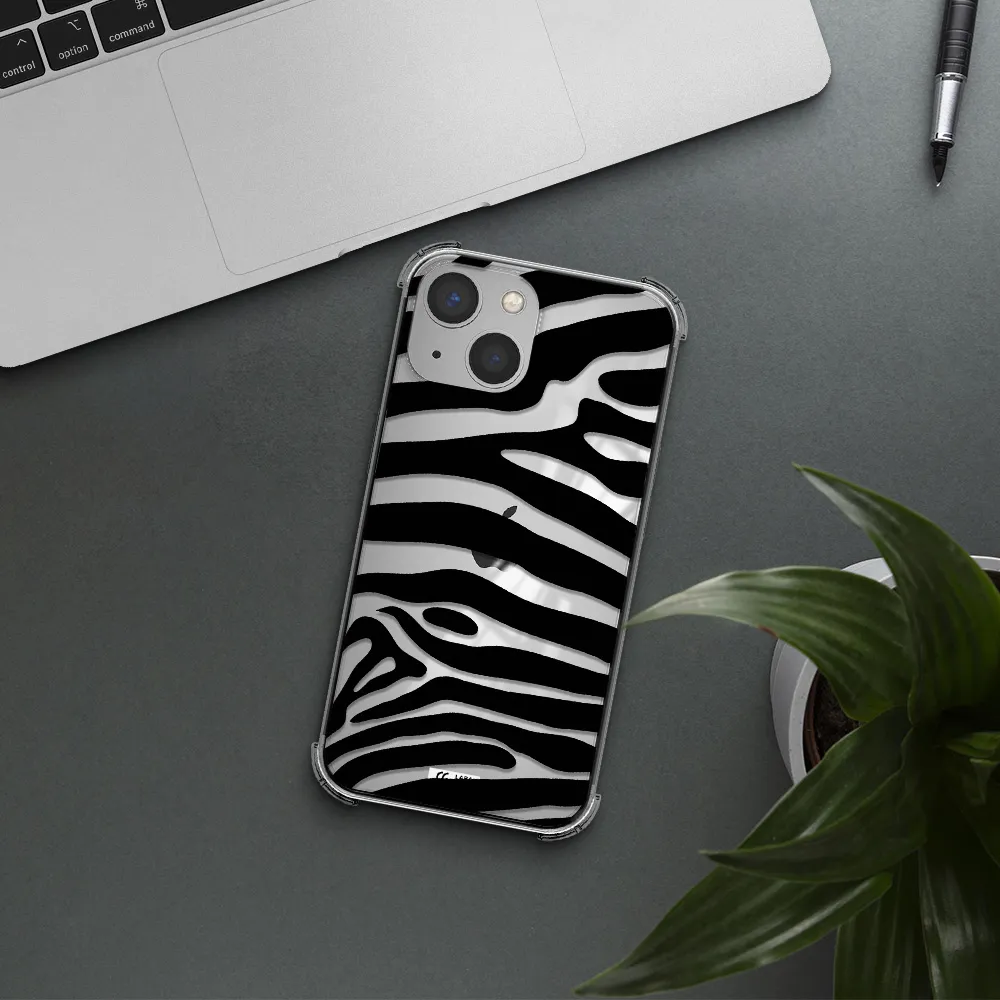 Zebra Apple iPhone 13 mini Clear PC Case