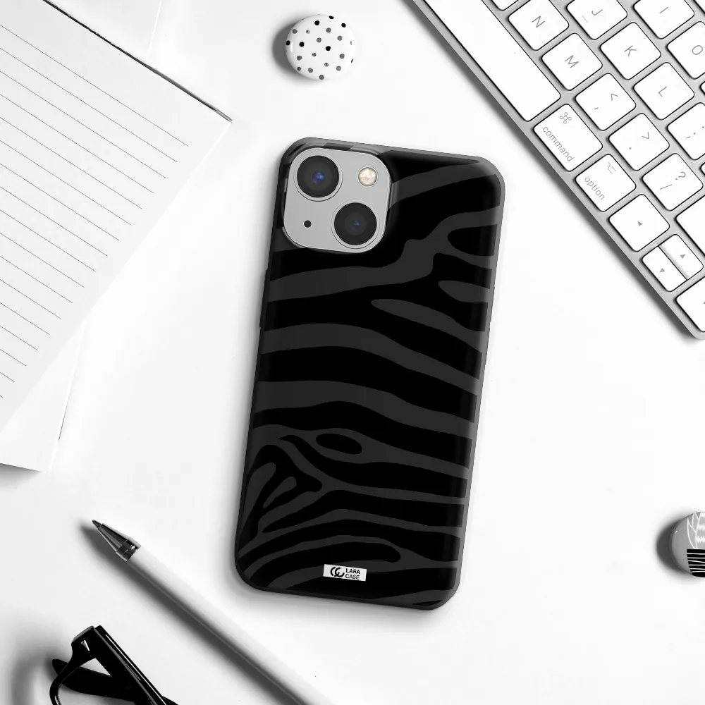 Zebra Apple iPhone 13 mini Silicone black Case