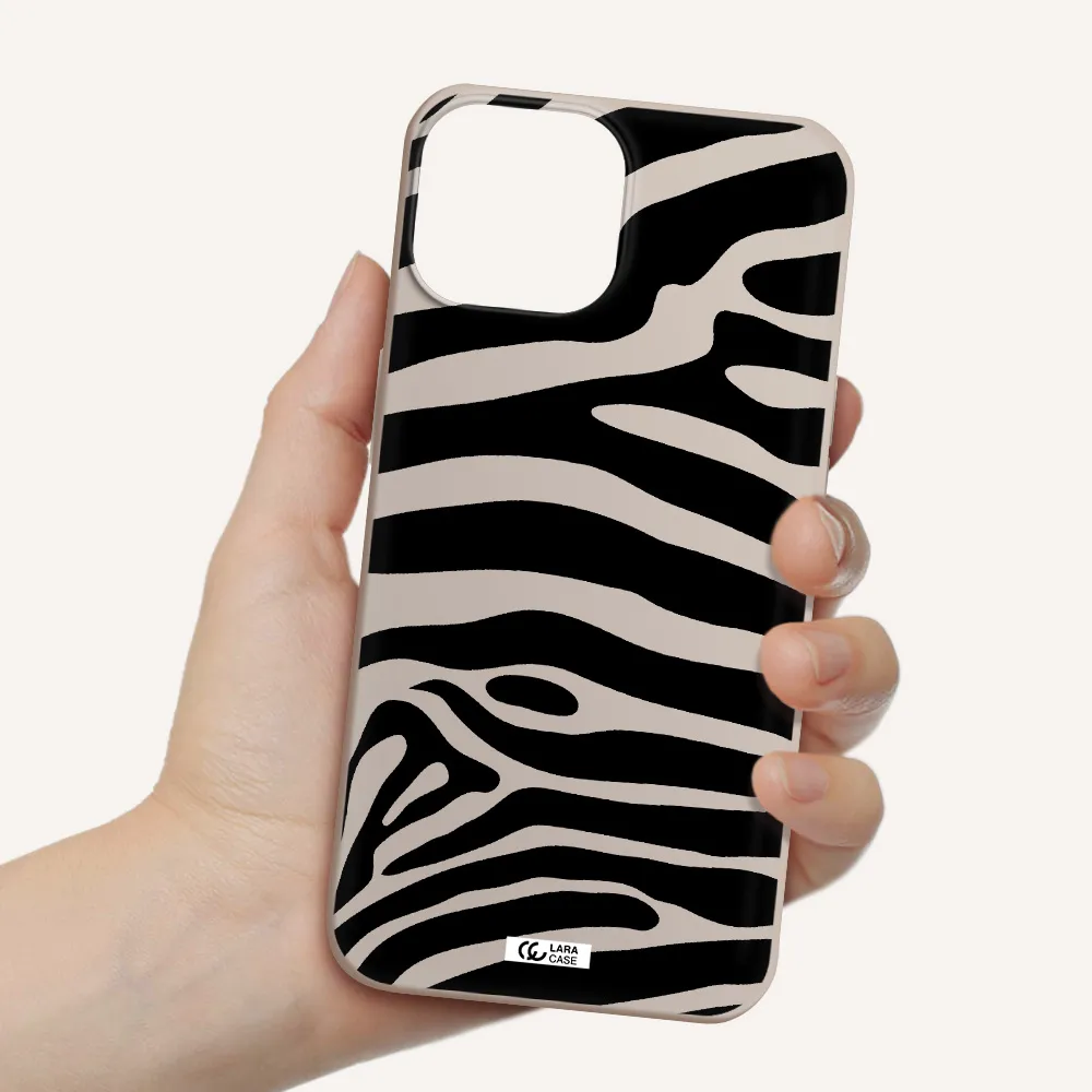 Zebra Apple iPhone 13 mini Silicone Stone Case