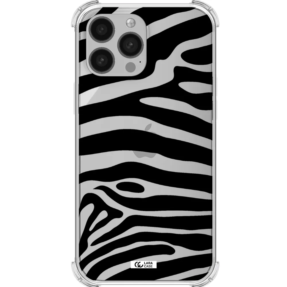 Zebra Apple iPhone 13 Pro Clear PC Case