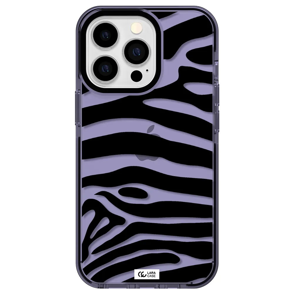 Zebra Apple iPhone 13 Pro impact Lilac Case