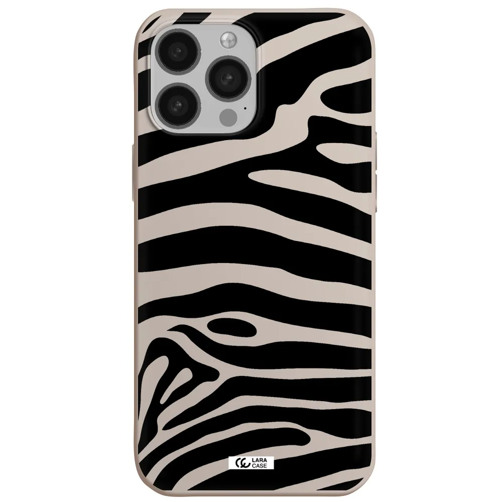 Zebra Apple iPhone 13 Pro Max Silicone Stone Case