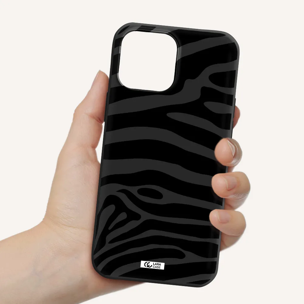 Zebra Apple iPhone 13 Pro Silicone black Case