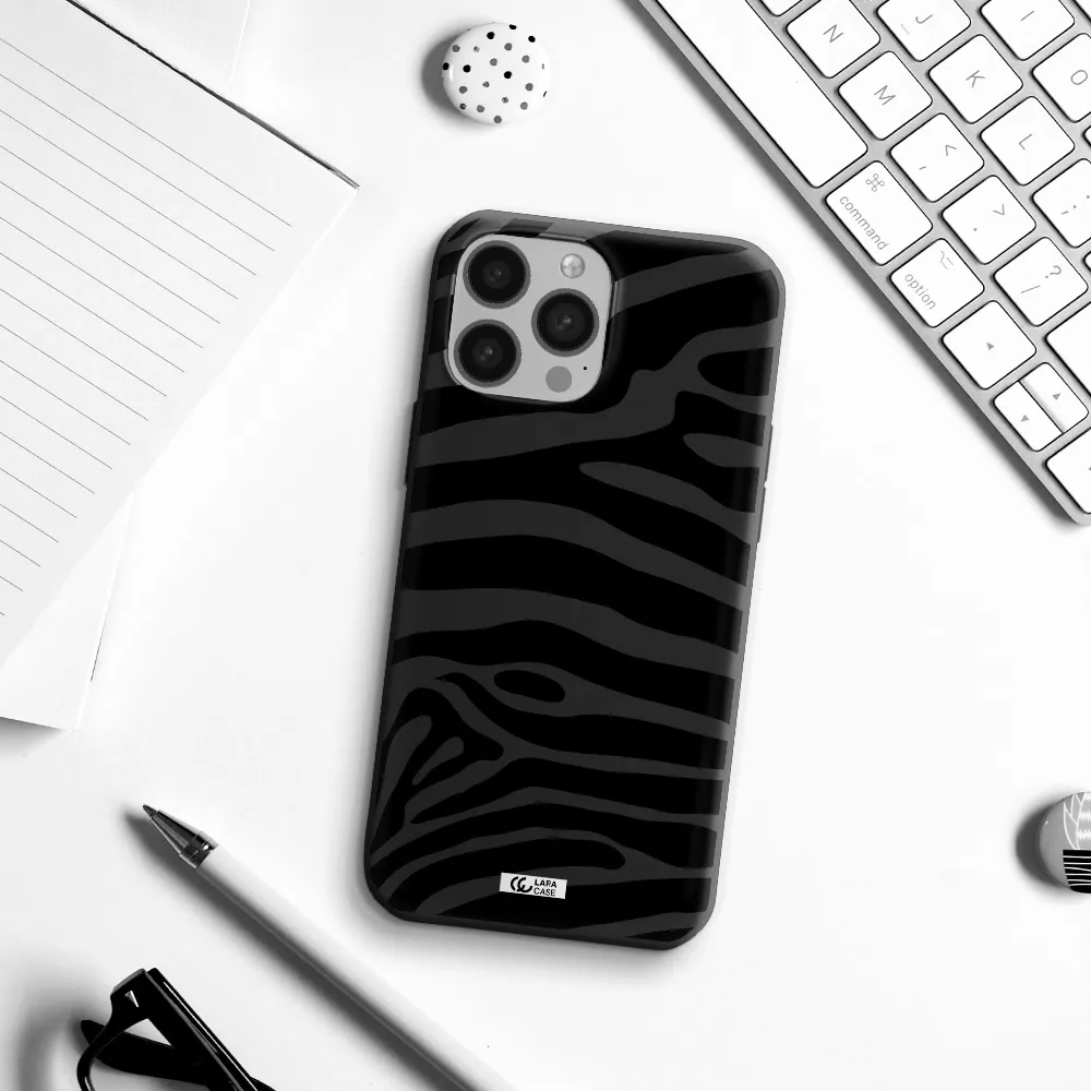 Zebra Apple iPhone 13 Pro Silicone black Case