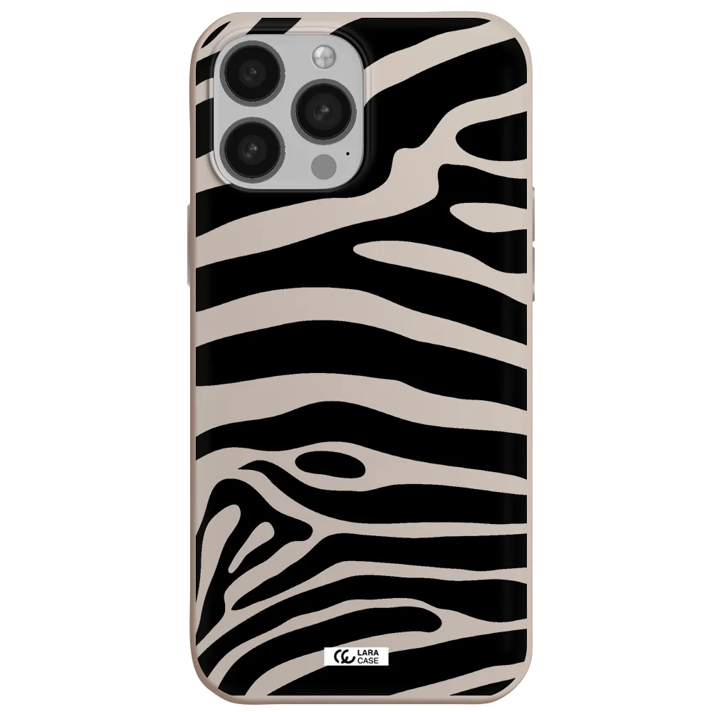Zebra Apple iPhone 13 Pro Silicone Stone Case