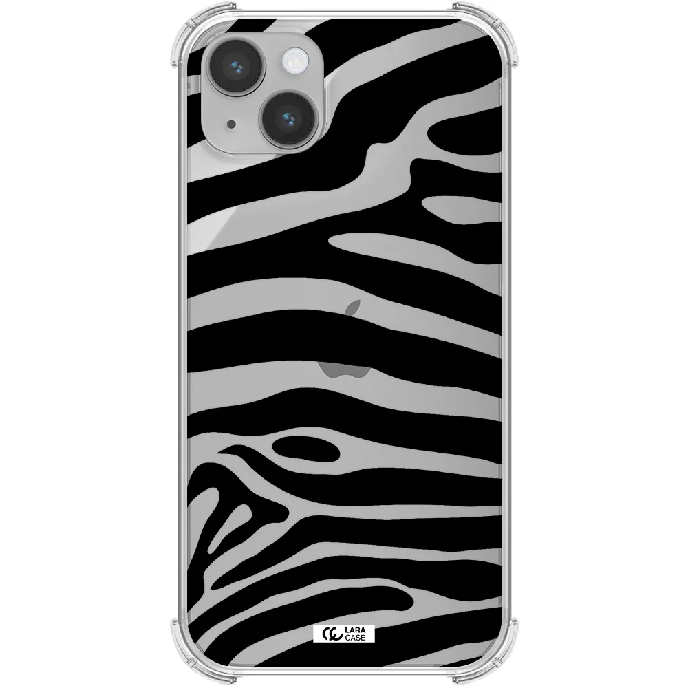 Zebra Apple iPhone 14 Clear PC Case