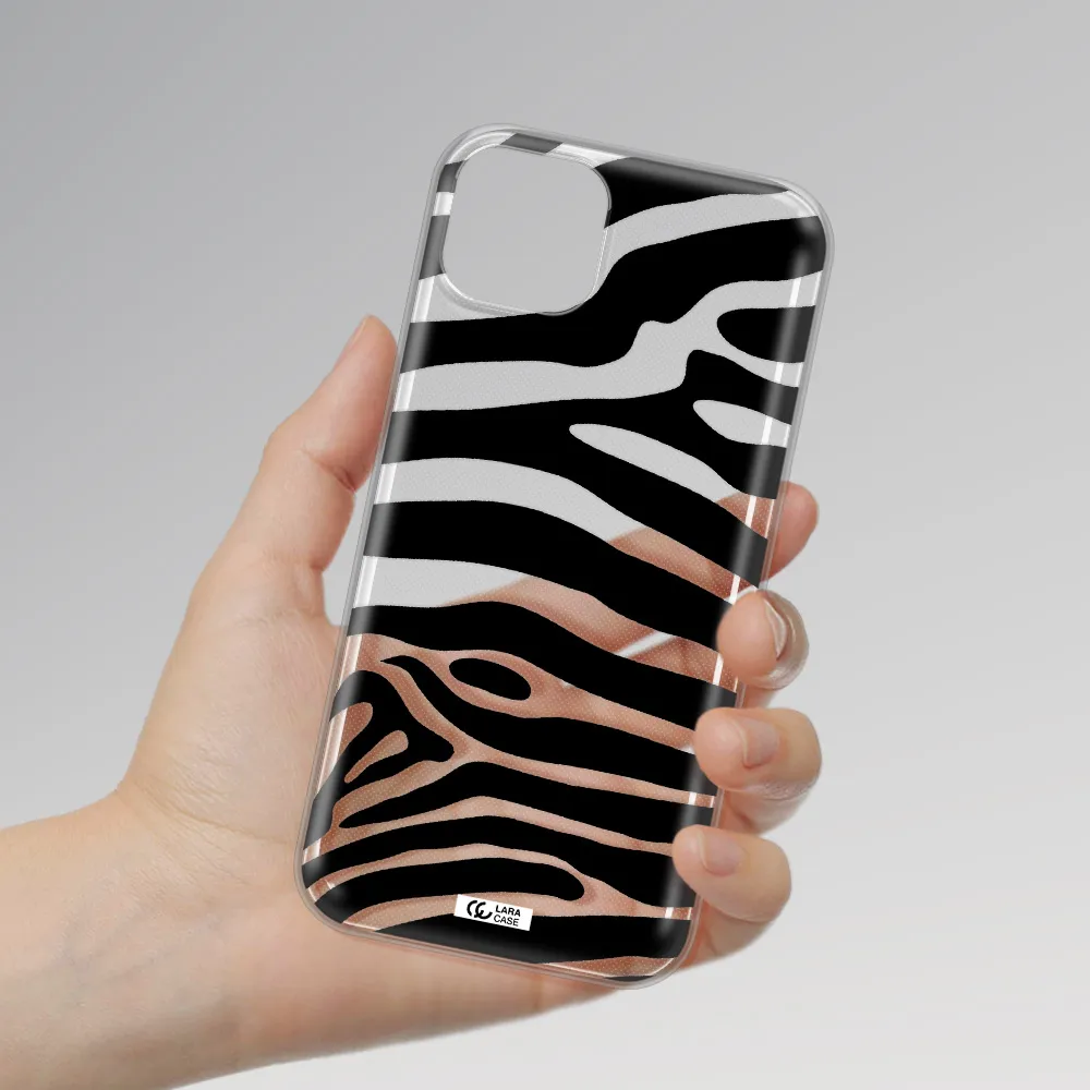 Zebra Apple iPhone 14 Clear TPU Case