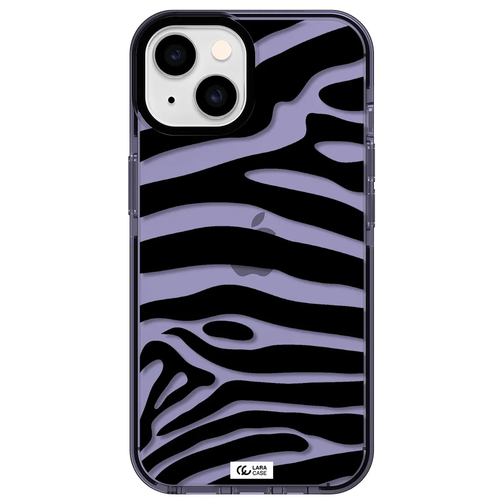 Zebra Apple iPhone 14 impact Lilac Case