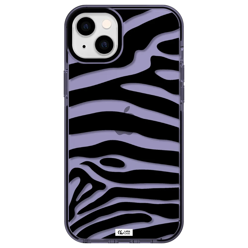 Zebra Apple iPhone 14 plus impact Lilac Case