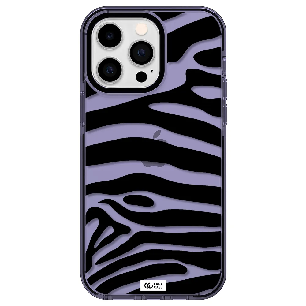 Zebra Apple iPhone 14 pro max impact Lilac Case