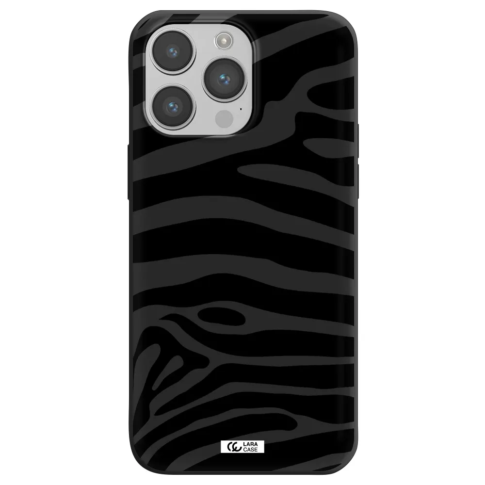 Zebra Apple iPhone 14 pro max Silicone black Case