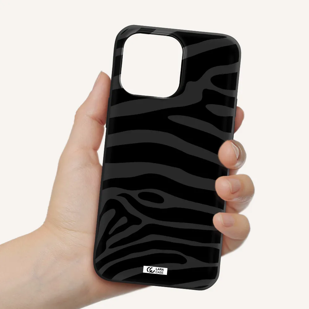 Zebra Apple iPhone 14 pro max Silicone black Case