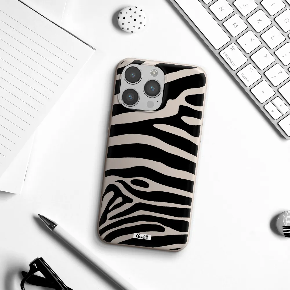 Zebra Apple iPhone 14 pro max Silicone Stone Case