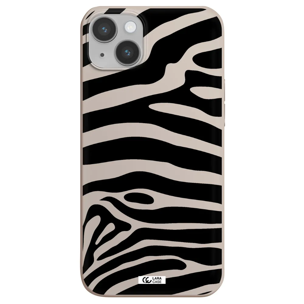 Zebra Apple iPhone 14 Silicone Stone Case