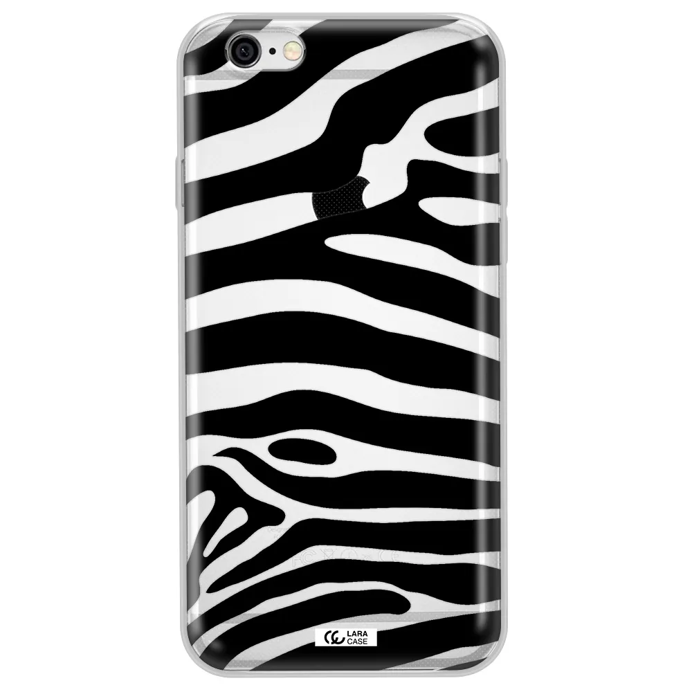 Zebra Apple iPhone 6 Clear TPU Case