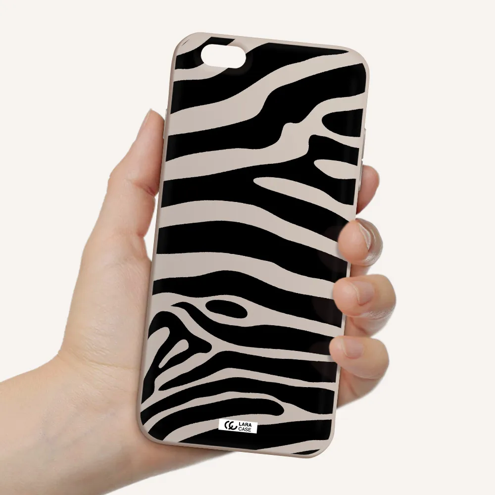 Zebra Apple iPhone 6 plus Silicone Stone Case