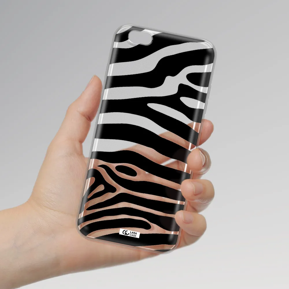 Zebra Apple iPhone 6 s plus Clear TPU Case
