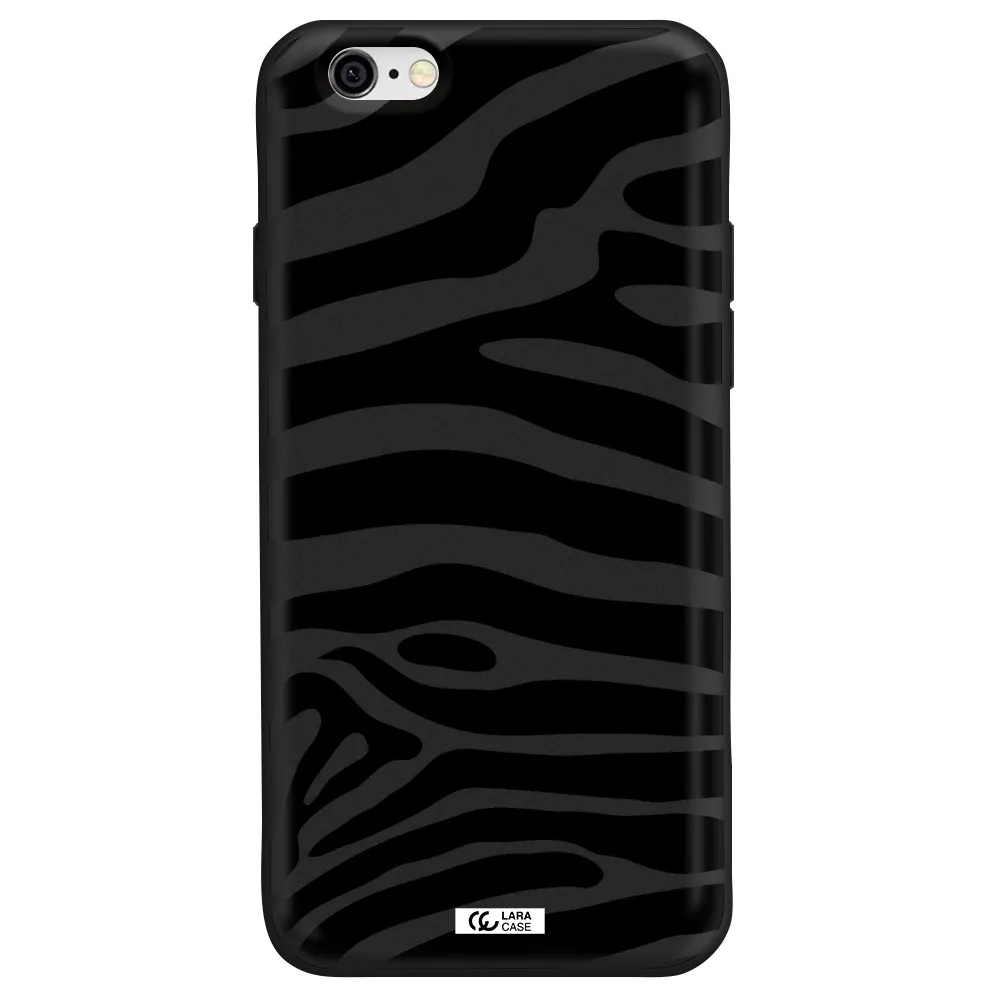 Zebra Apple iPhone 6 Silicone black Case