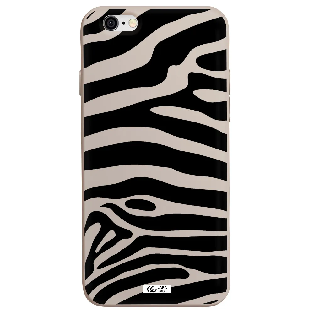 Zebra Apple iPhone 6 Silicone Stone Case