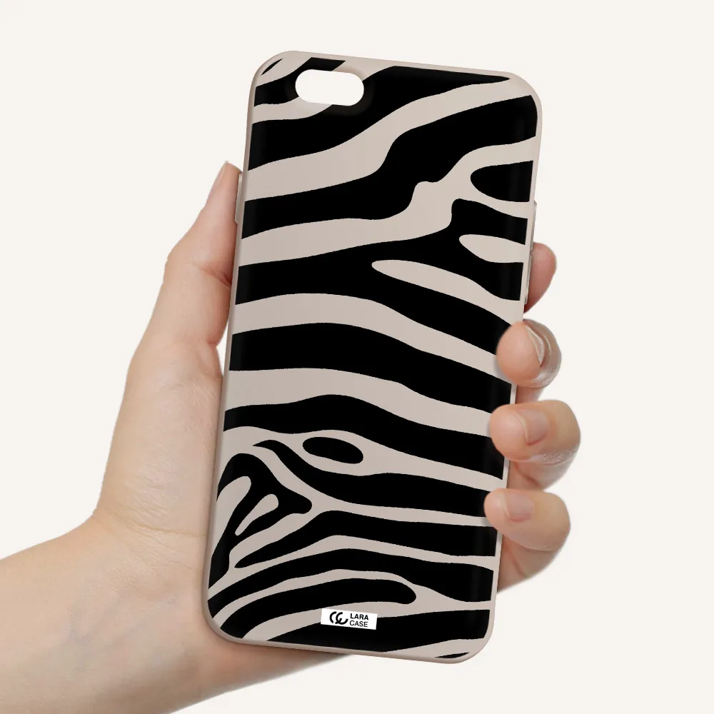 Zebra Apple iPhone 6 Silicone Stone Case