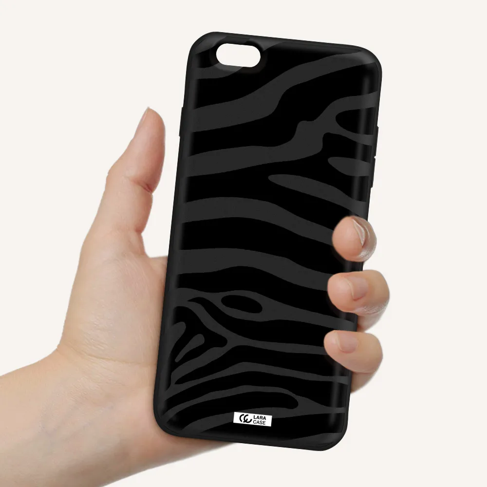 Zebra Apple iPhone 6S Silicone black Case