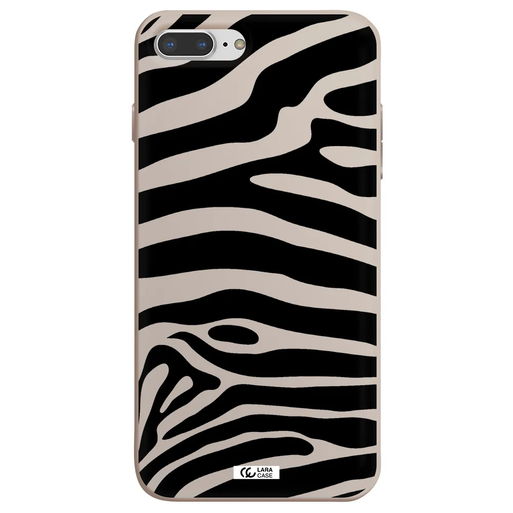 Zebra Apple iPhone 7 plus Silicone Stone Case