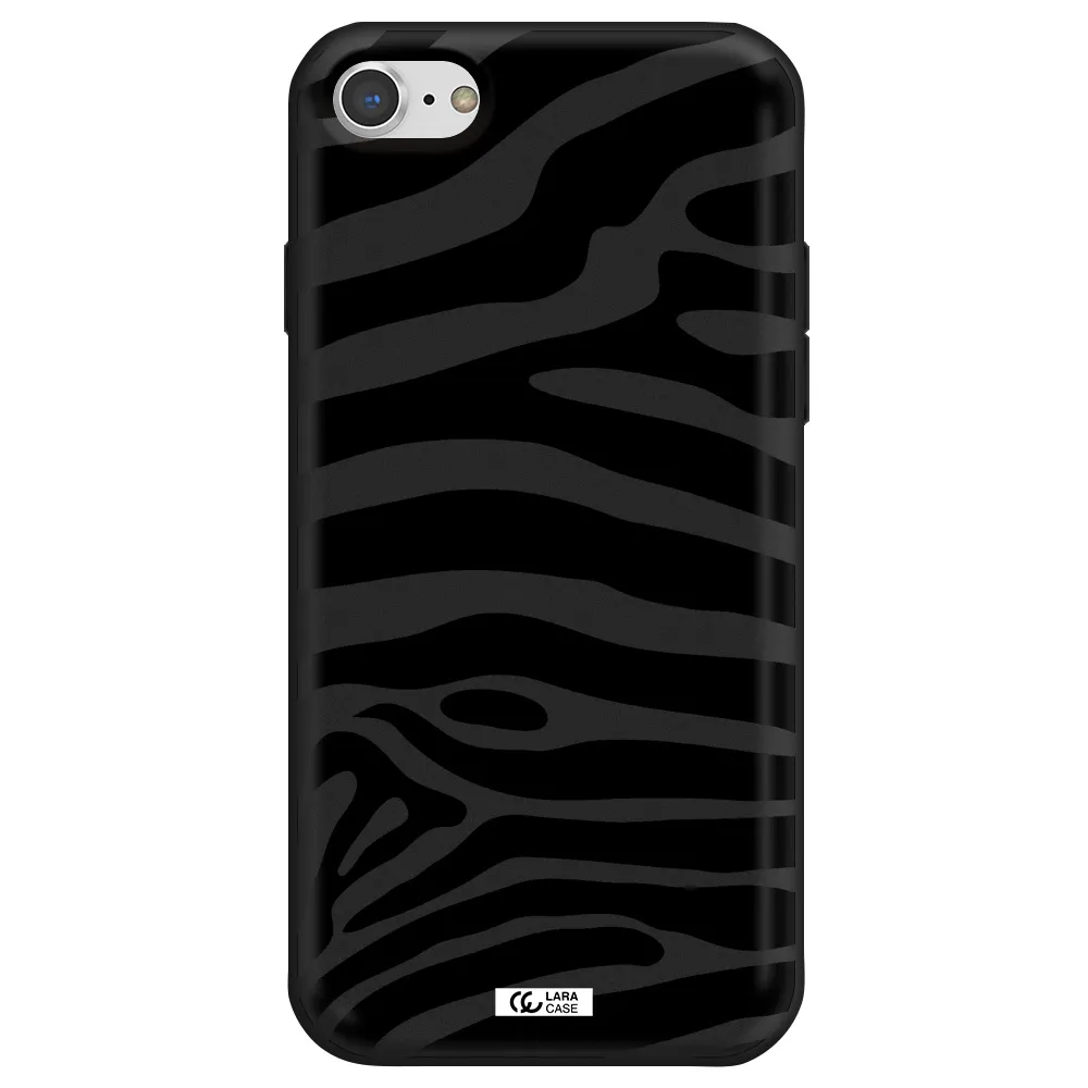 Zebra Apple iPhone 7 Silicone black Case