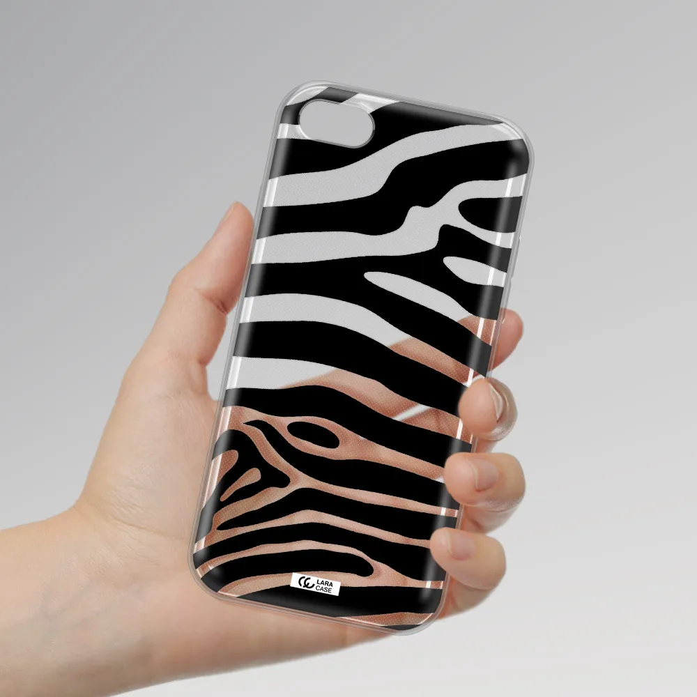 Zebra Apple iPhone 8 Clear TPU Case