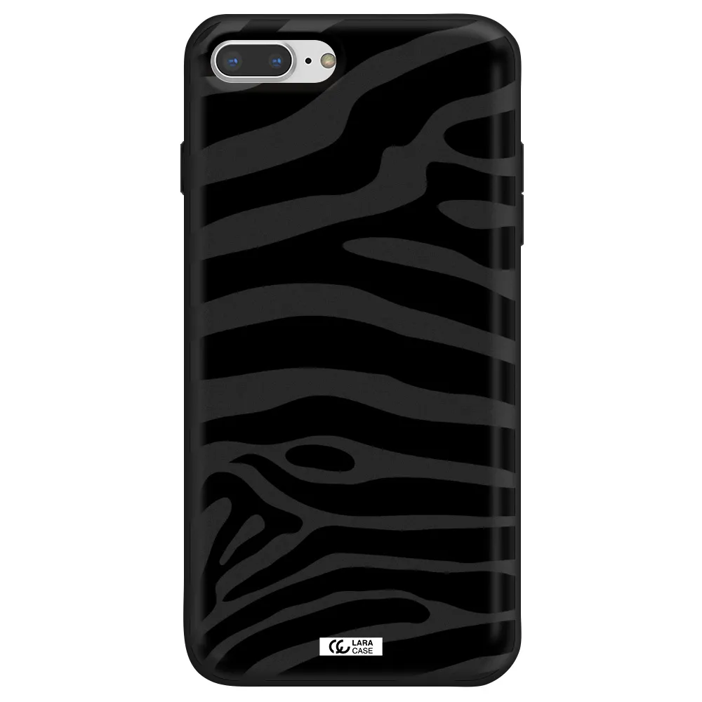 Zebra Apple iPhone 8 plus Silicone black Case