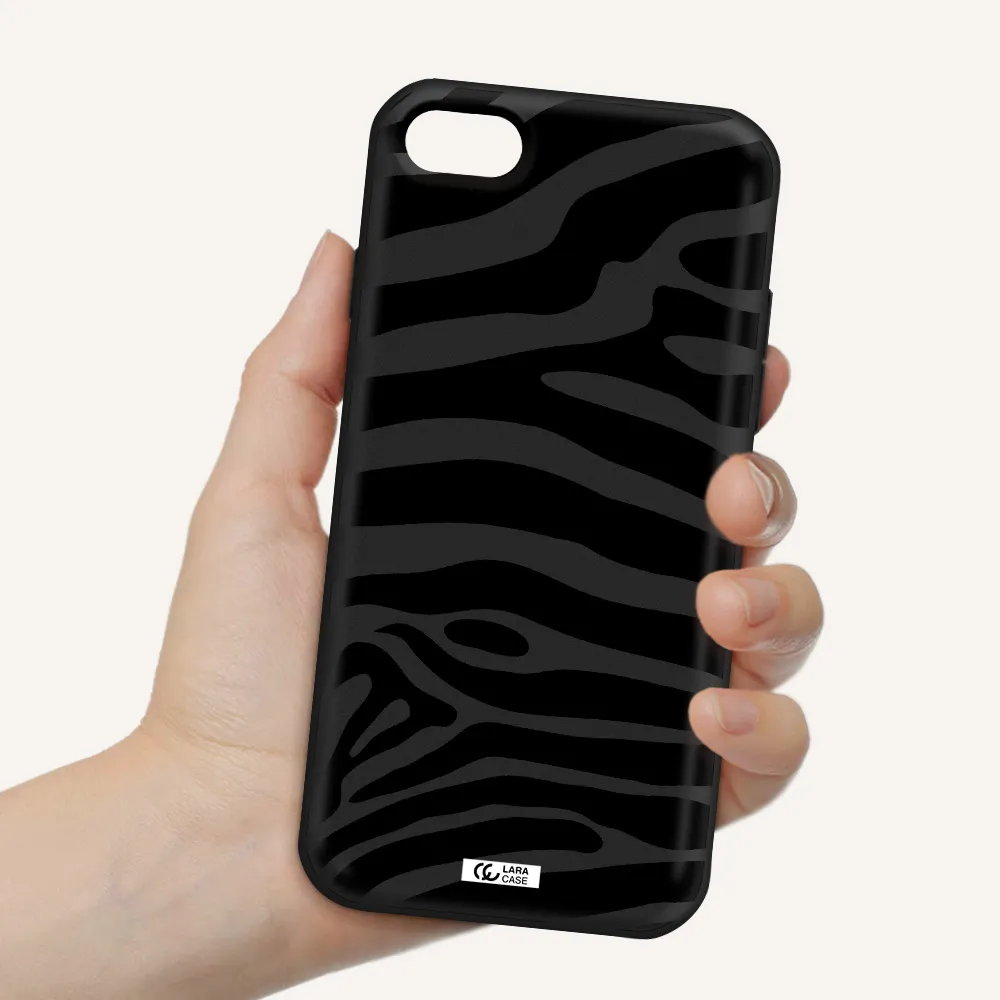 Zebra Apple iPhone 8 Silicone black Case