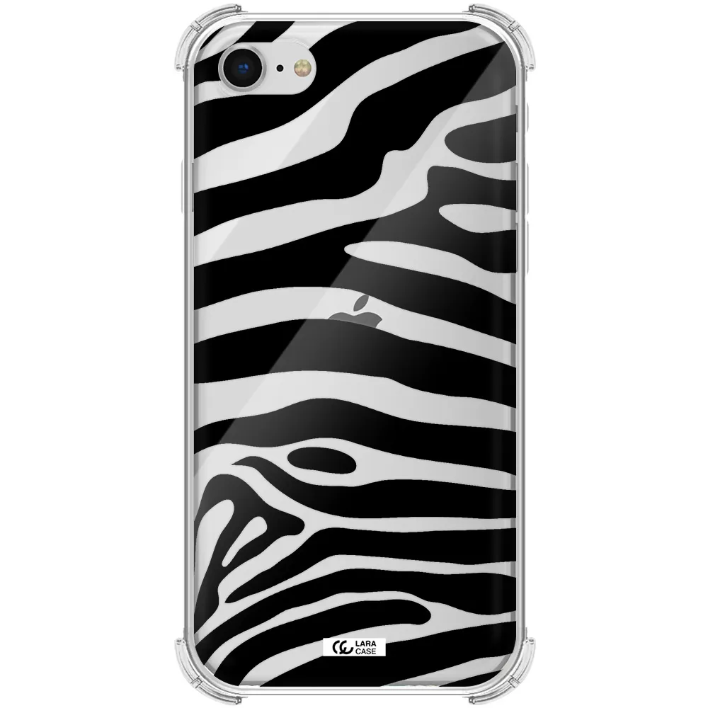 Zebra Apple iPhone se 2020 Clear PC Case