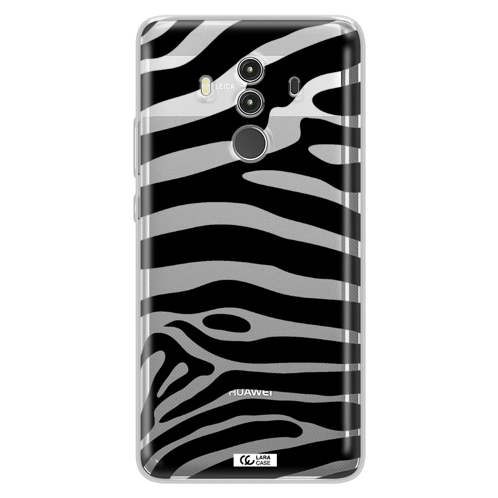 Zebra Huawei Mate 10 Clear TPU Case