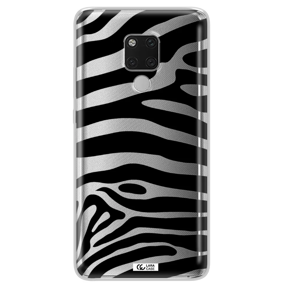 Zebra Huawei Mate 20X Clear TPU Case
