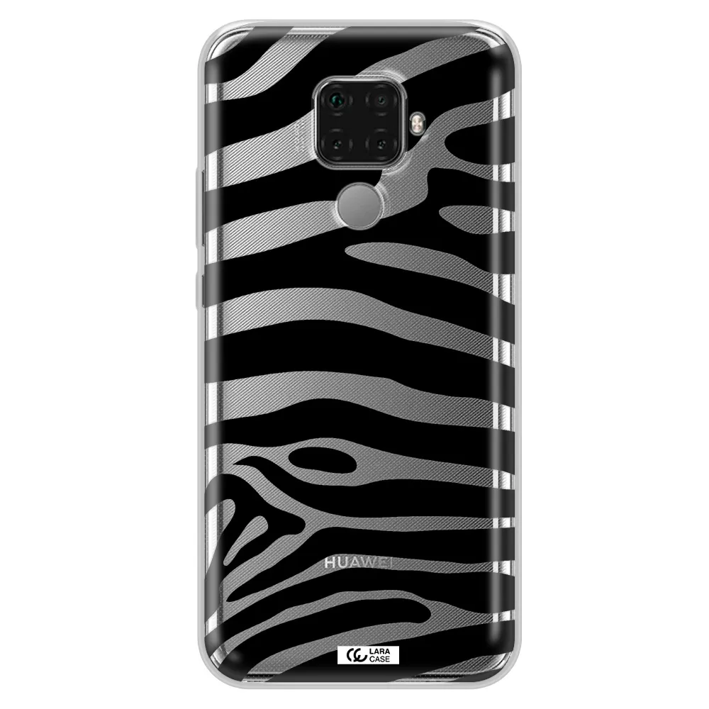 Zebra Huawei Mate 30 Lite Clear TPU Case