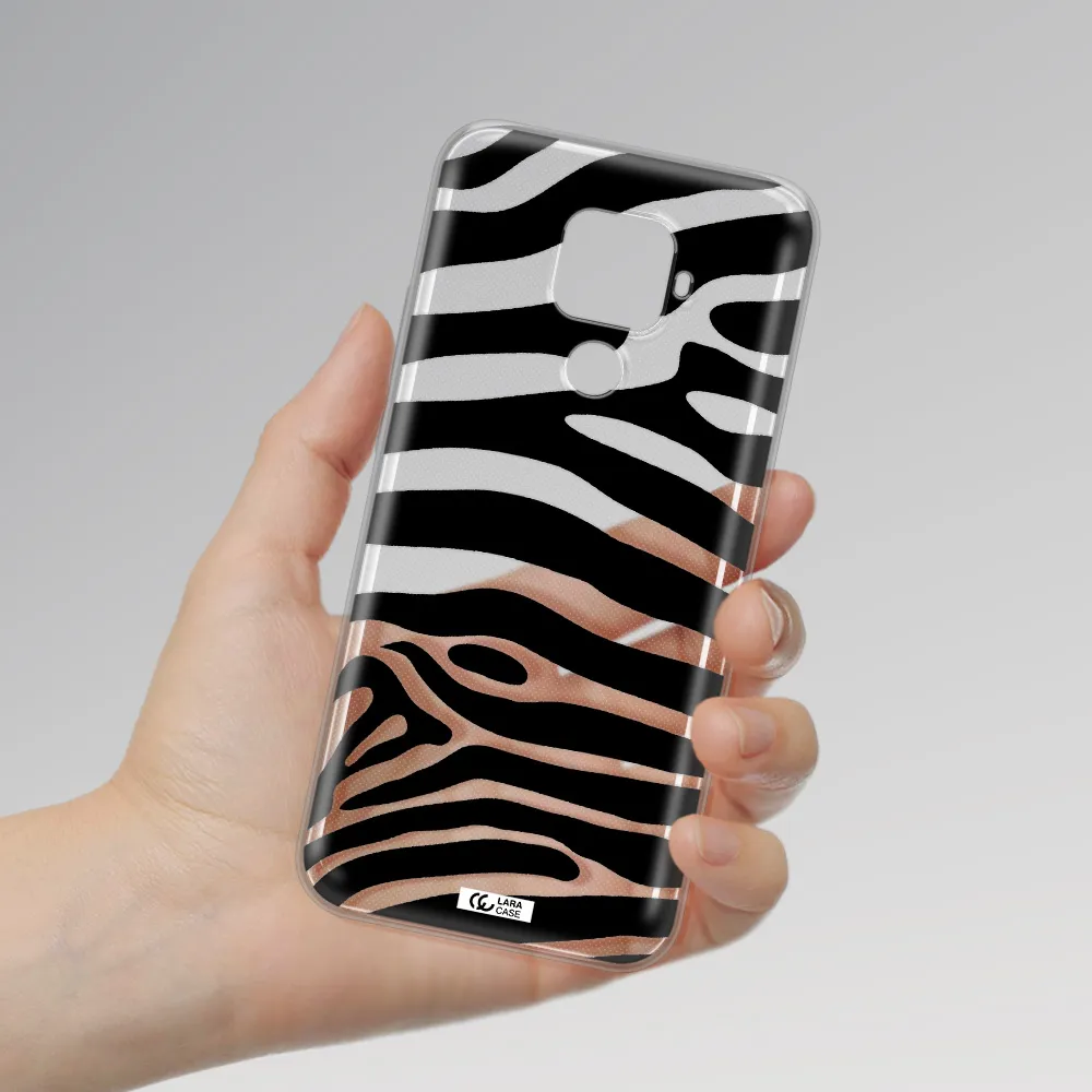 Zebra Huawei Mate 30 Lite Clear TPU Case