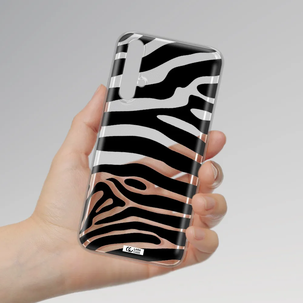 Zebra Huawei Nova 5t Clear TPU Case