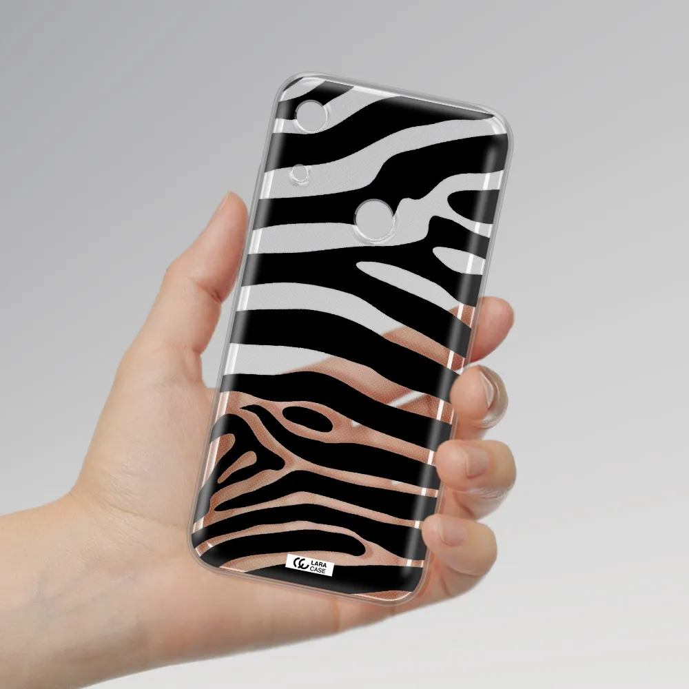 Zebra Huawei Y6S Clear TPU Case