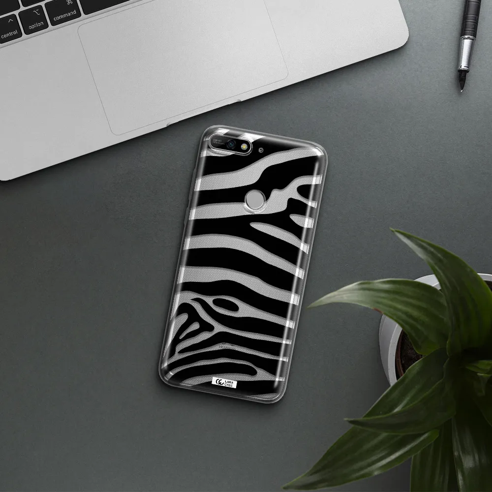 Zebra Huawei Y7 2018 Clear TPU Case