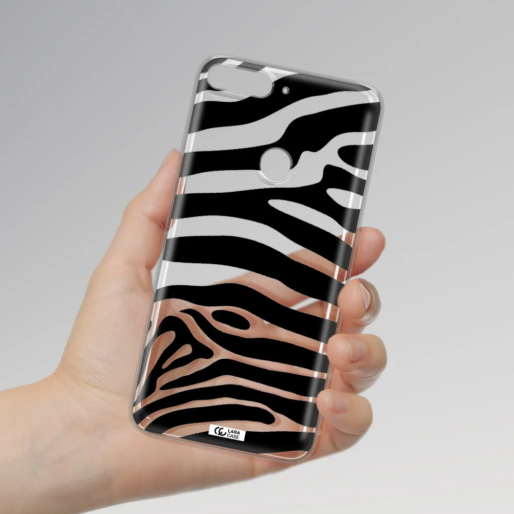 Zebra Huawei Y7 Prime 2018 Clear TPU Case
