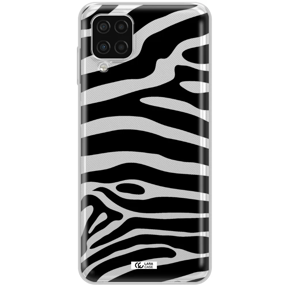 Zebra Samsung A12 4g Clear TPU Case