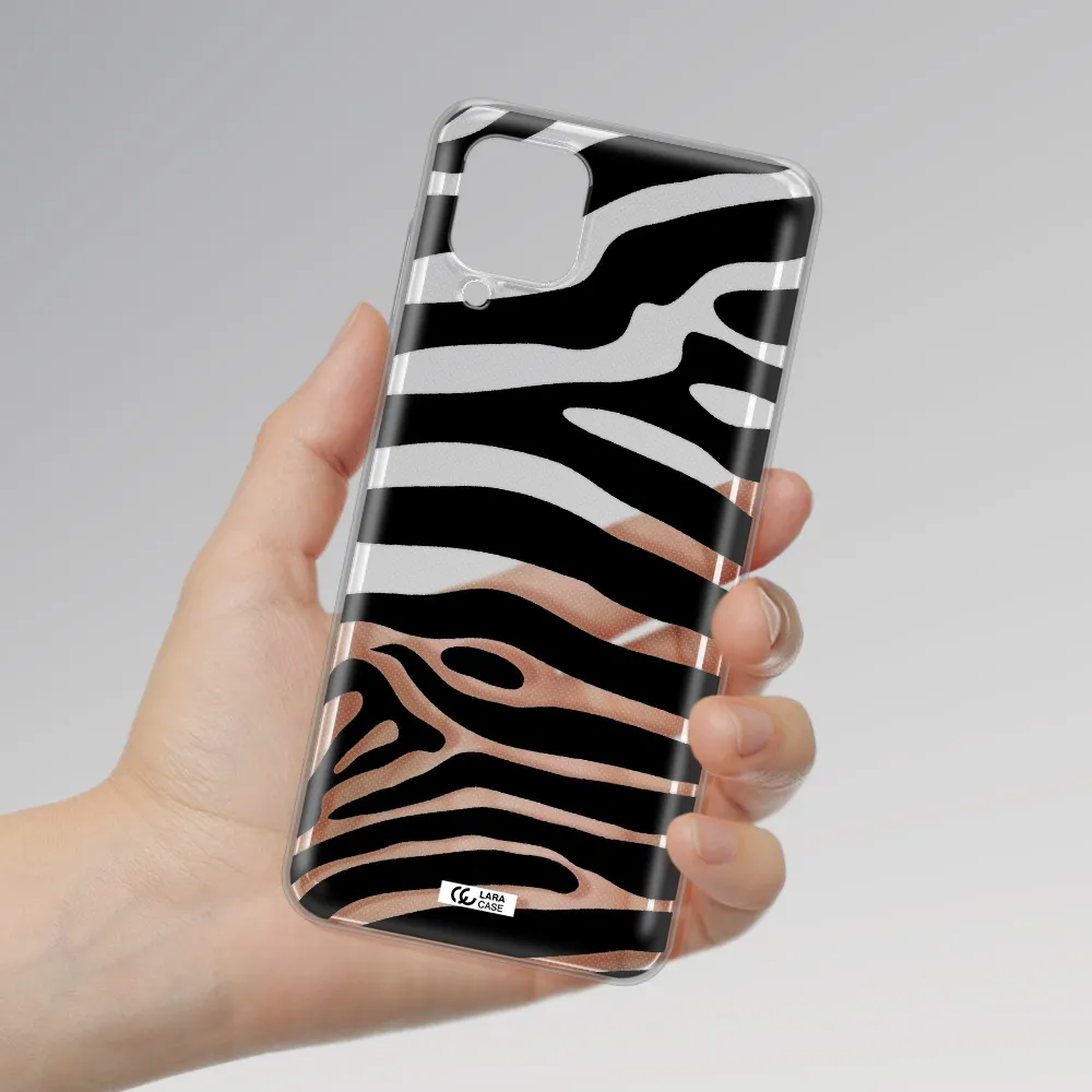 Zebra Samsung A12 4g Clear TPU Case