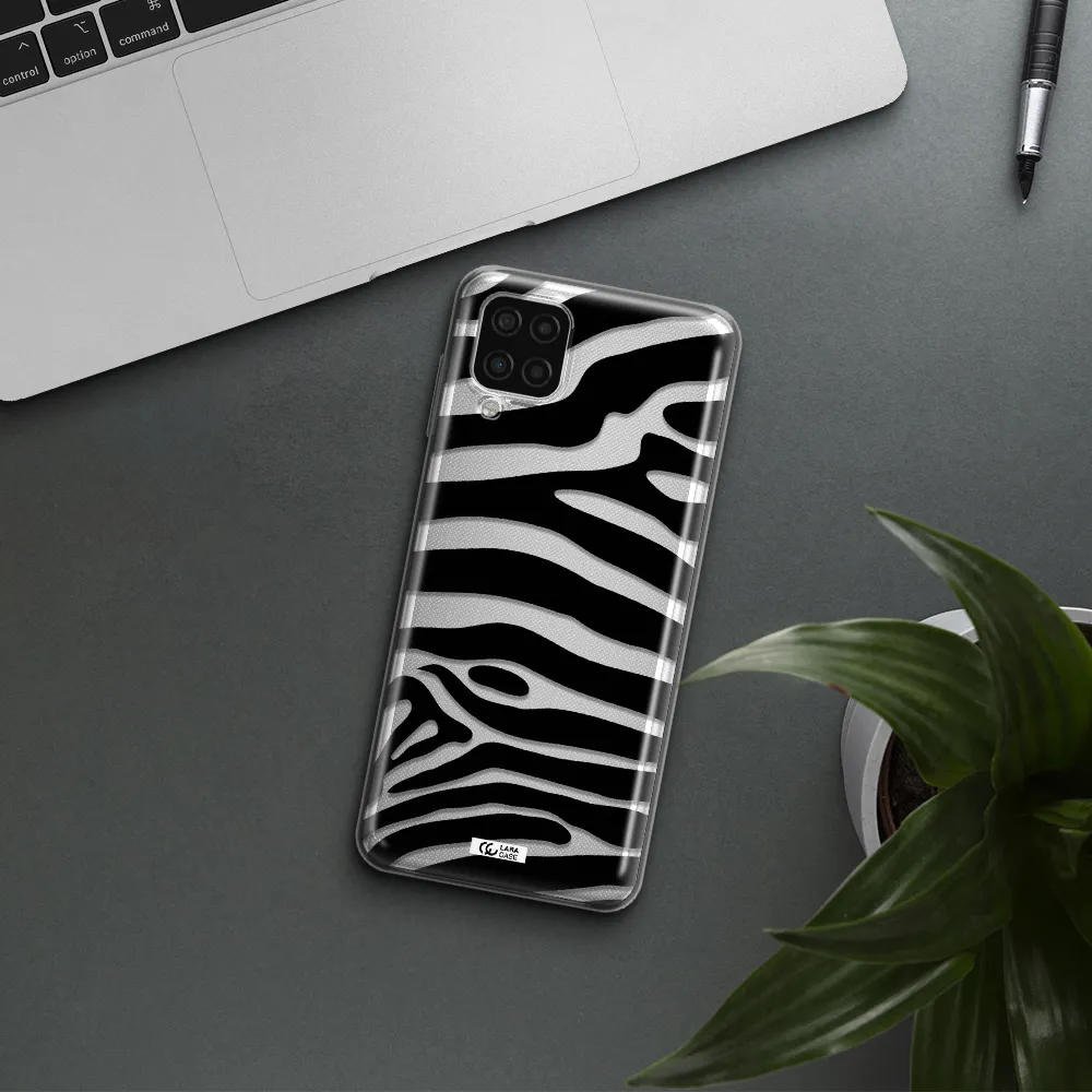 Zebra Samsung A12 4g Clear TPU Case