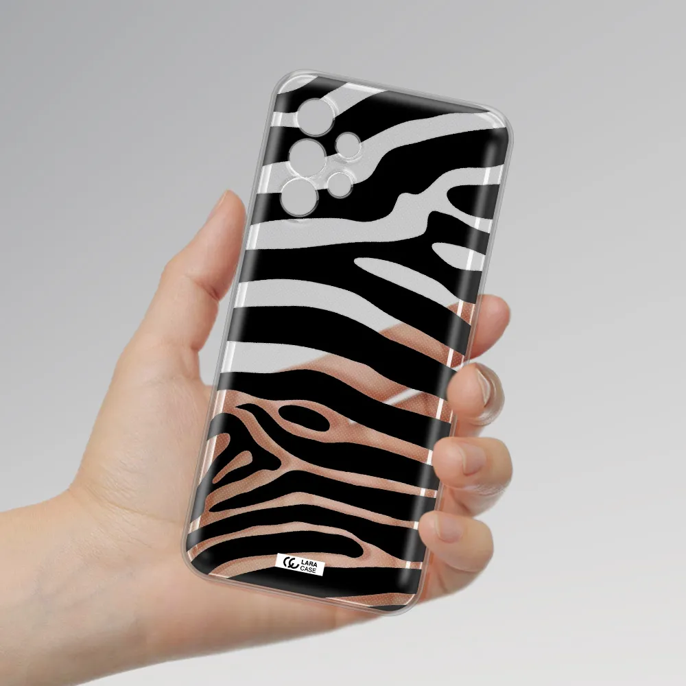 Zebra Samsung A13 4g Clear TPU Case