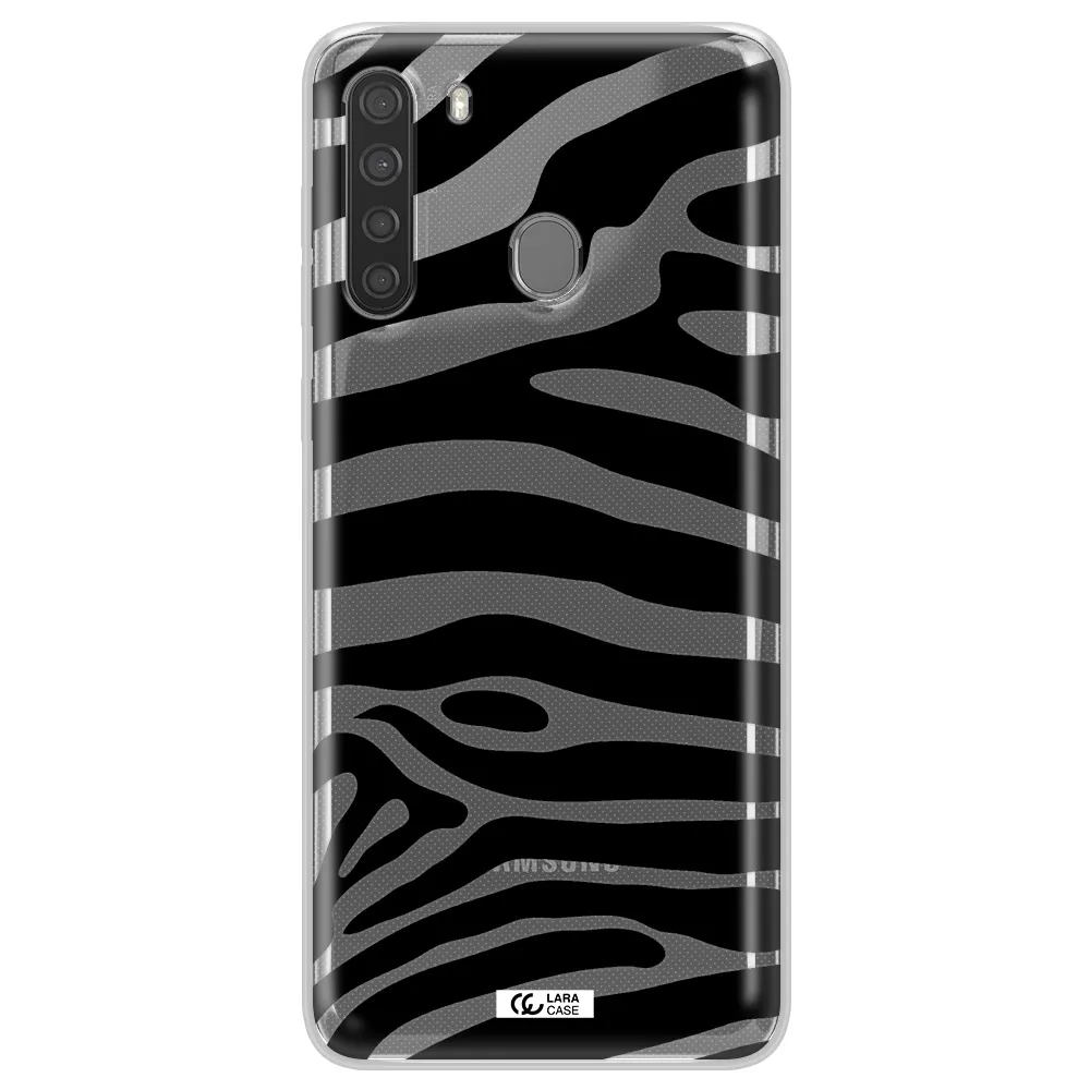Zebra Samsung A21 Clear TPU Case
