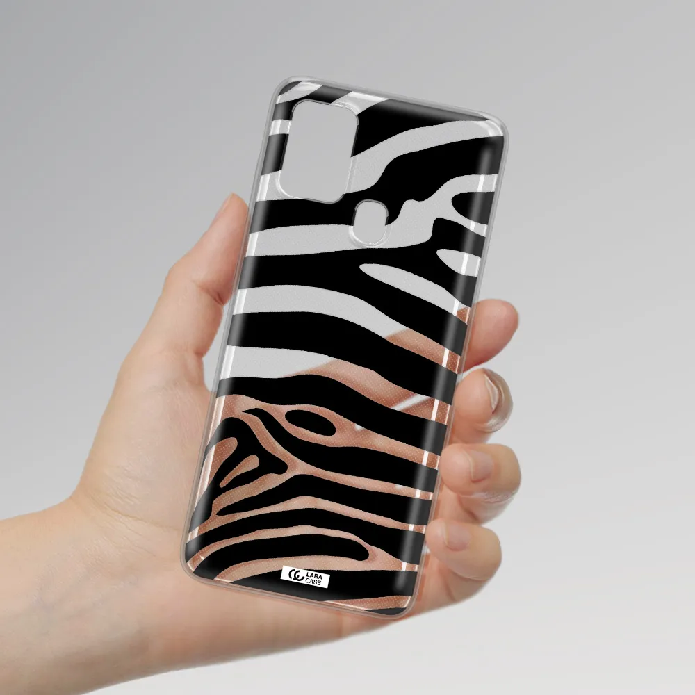 Zebra Samsung A21S Clear TPU Case